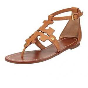 Tory Burch Phoebe Flat Thong Elba Royal Tan 6.5